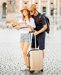 Couple travel